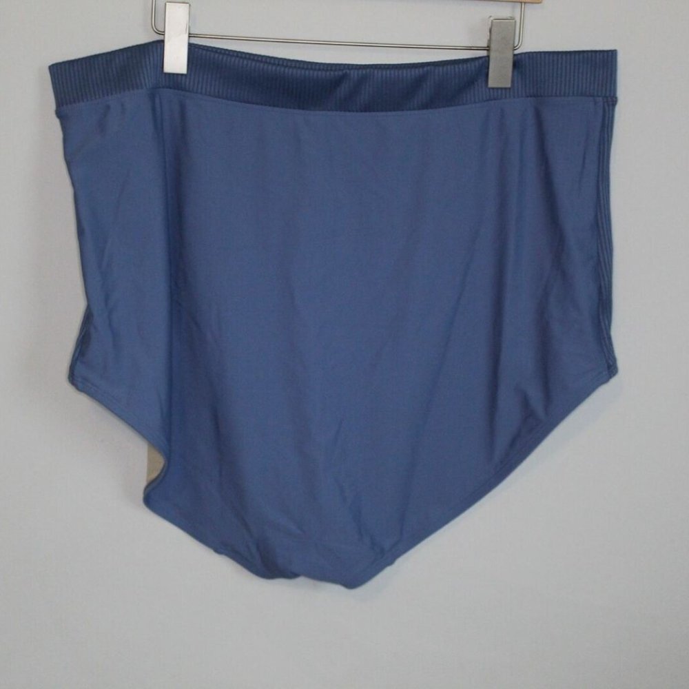 NWT Swim by Cacique High Waist Swimsuit Bottoms Blue Women's Size 28 H10622 - Picture 4 of 9